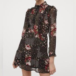 Floral Patchwork Dress